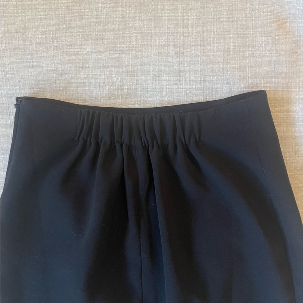 Black Mini Skirt w/ Slit - Picture 5 of 13